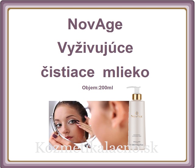 Vyživujúce čistiace mlieko NovAge