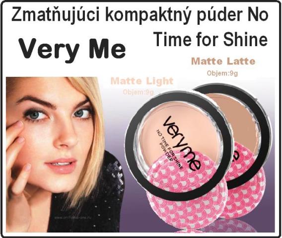 Zmatňujúci kompaktný púder No Time for Shine.