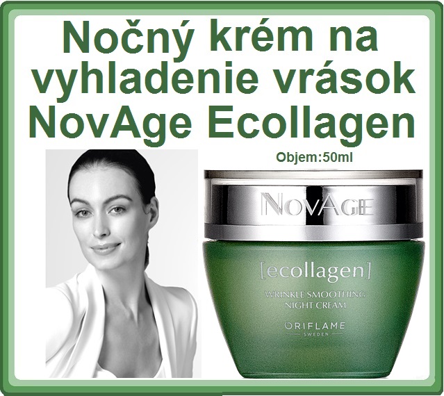 Nočný krém na vyhladenie vrások NovAge Ecollagen