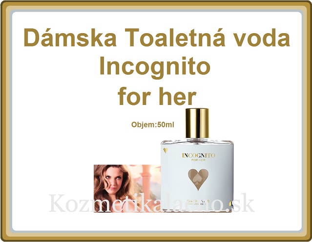 Dámska toaletná voda Incognito for her