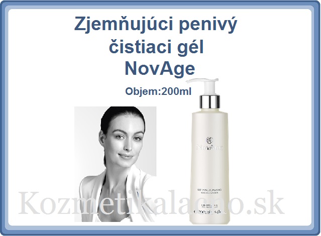 Zjemňujúci penivý čistiaci gél NovAge