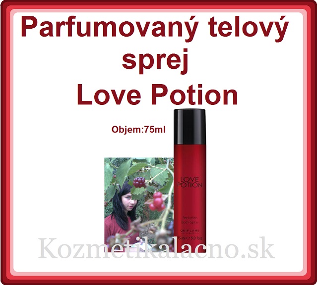 Parfumovaný telový sprej Love Potion