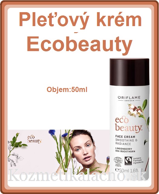 Pleťový krém Ecobeauty