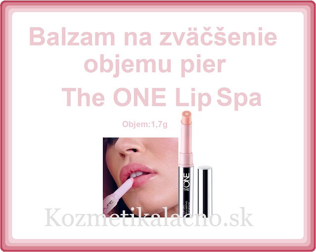 Balzam na zväčšenie objemu pier The ONE Lip Spa