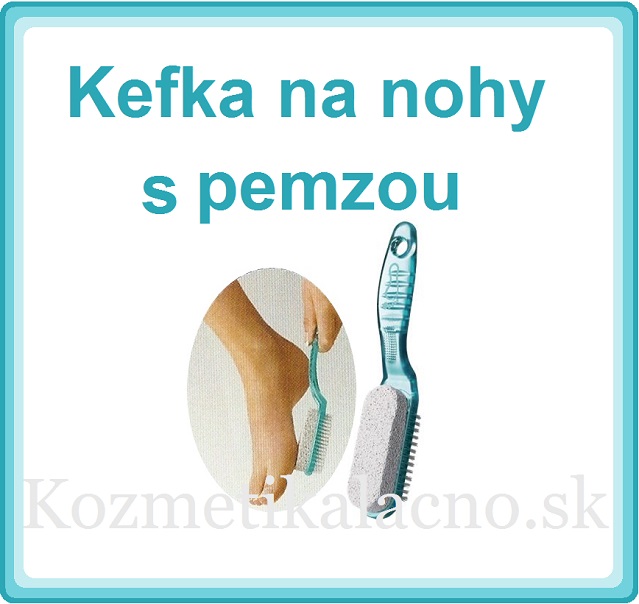 Kefka na nohy s pemzou