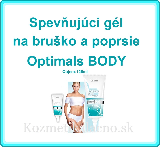 Spevňujúci gél na bruško a poprsie Optimals BODY