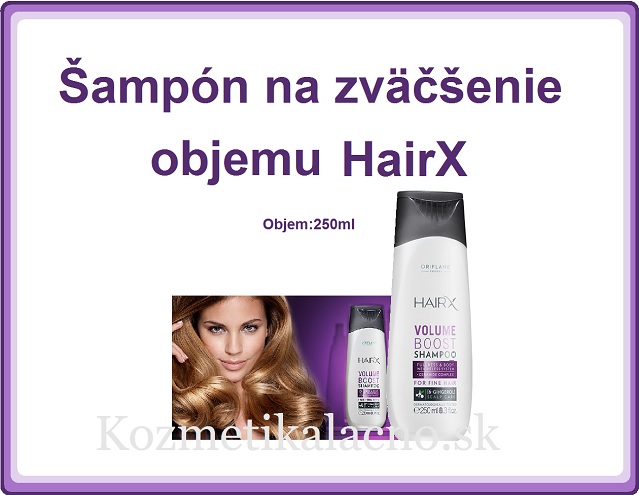 Šampón na zväčšenie objemu HairX