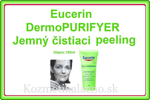 Eucerin Dermo PURIFYER Jemný čistiaci peeling.