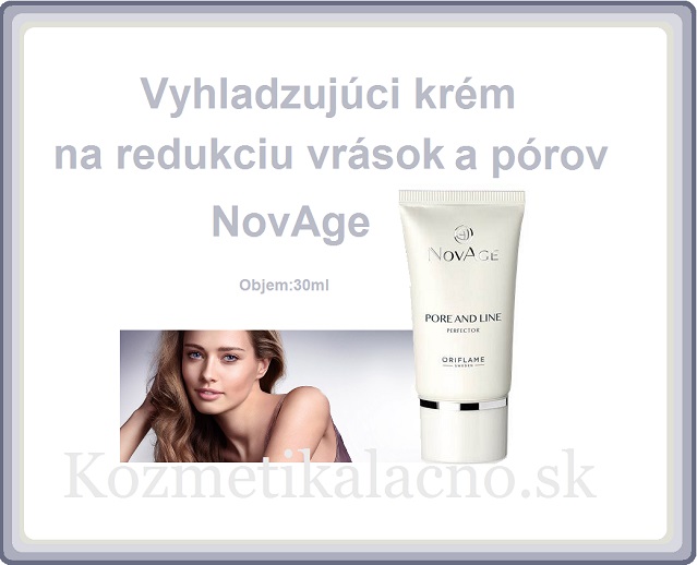 Vyhladzujúci krém na redukciu vrások a pórov NovAge