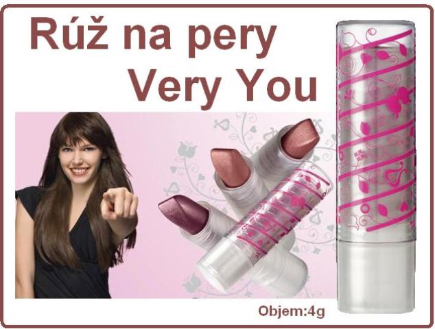 Rúž na pery Very You