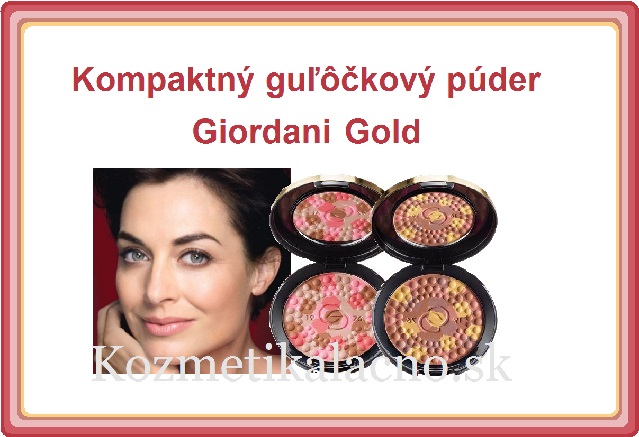 Kompaktný guľôčkový púder Giordani Gold