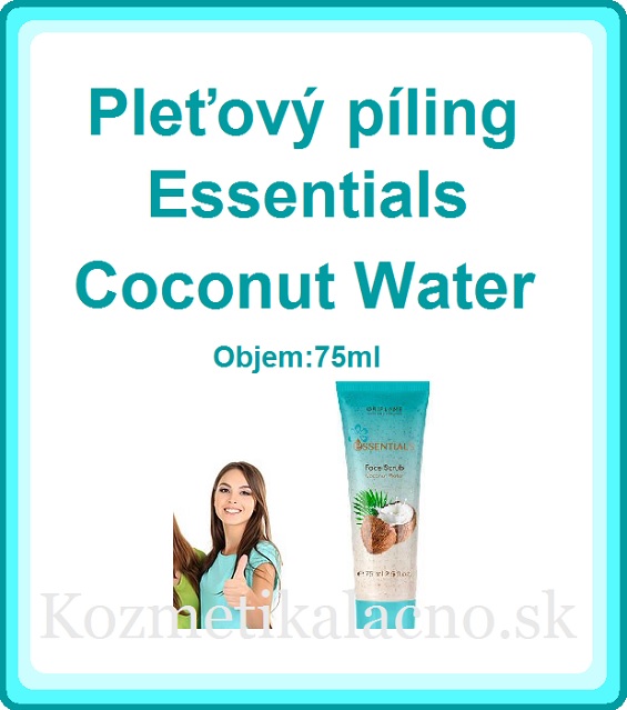 Pleťový píling Essentials Coconut Water