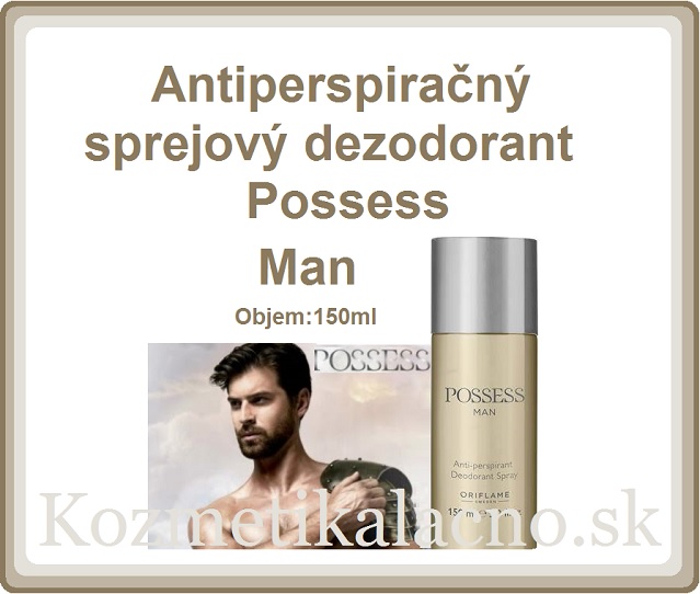 Antiperspiračný sprejový dezodorant Possess Man