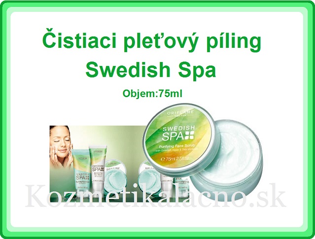 Čistiaci pleťový píling Swedish Spa