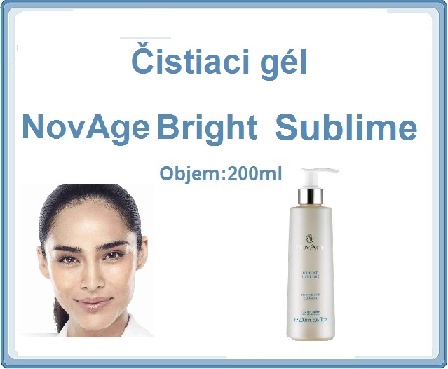 Prejasňujúci čistiaci gél NOVAG Bright Sublime