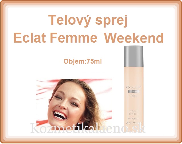 Telový sprej Eclat Femme Weekend