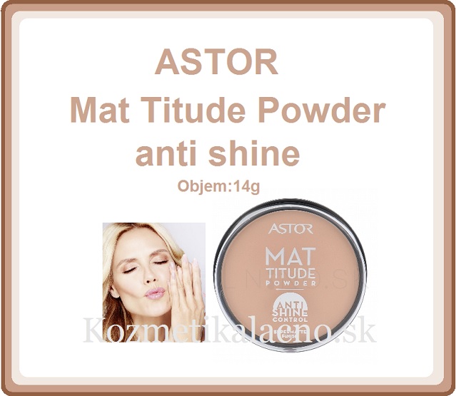 ASTOR Mat titude Powder Anti Shine