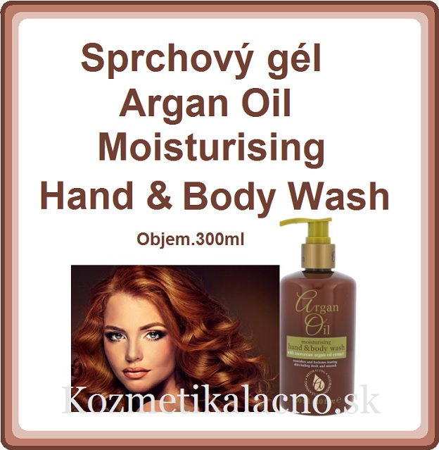 Sprchový gél -Argan Oil Moisturising Hand & Body Wash