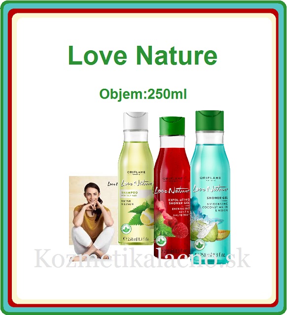Sprchovací gél s kokosovou vodou a melónom Love Nature