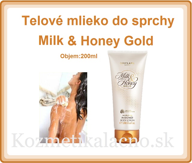 Telové mlieko do sprchy Milk & Honey Gold