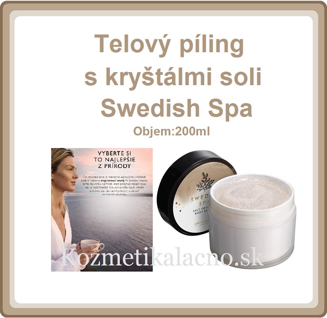 Telový píling s kryštálmi soli Swedish Spa