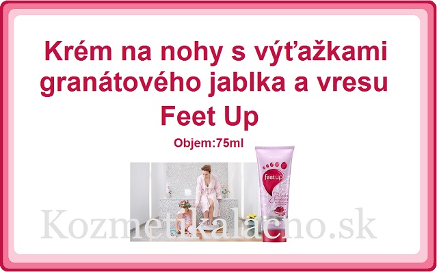Krém na nohy s výťažkami granátového jablka a vresu Feet Up