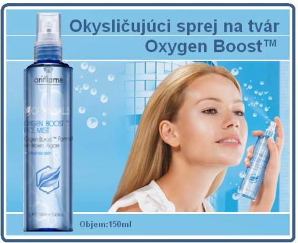 Okysličujúci sprej na tvár Oxygen Boost™.