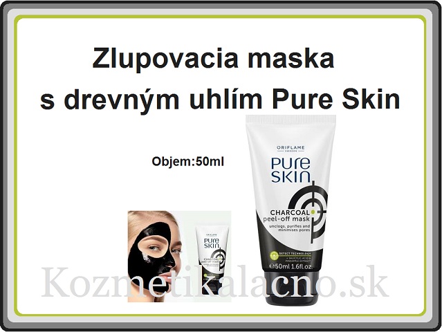 Zlupovacia maska s drevným uhlím Pure Skin
