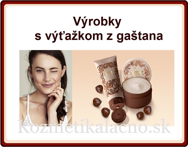 Sprchovací krém s výťažkom z gaštana.