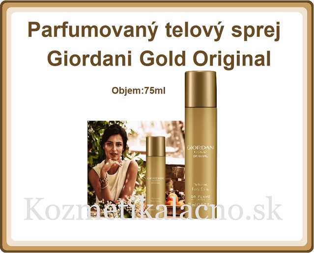 Parfumovaný telový sprej Giordani Gold Original