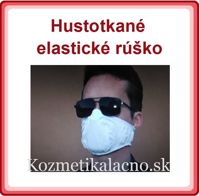 Hustotkané elastické rúško