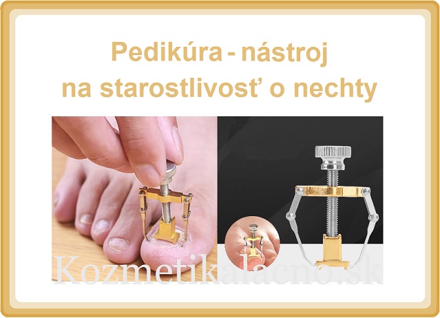 Pedikúra-nástroj na starostlivosťo nechty