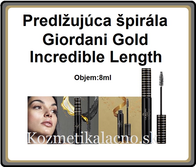 Predlžujúca špirála Giordani Gold Incredible Length