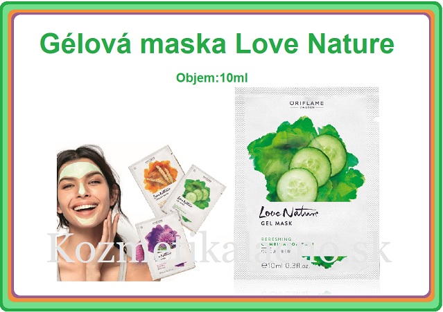 Gélová maska Love Nature