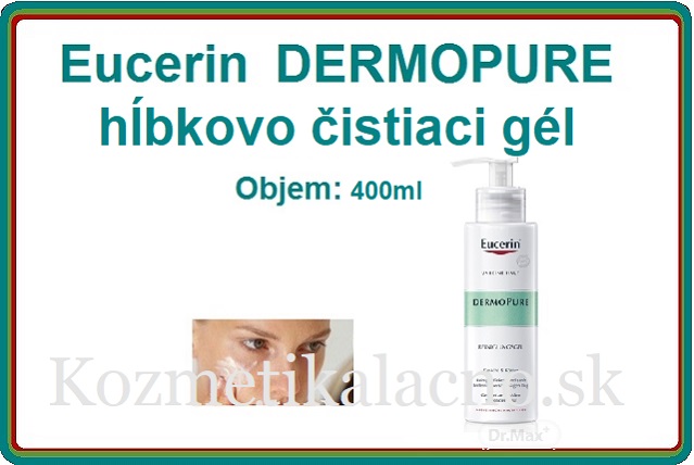 Eucerin DERMOPURE hĺbkovo čistiaci gél