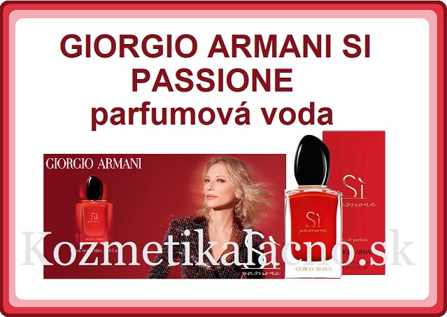 Parfumovaná voda GIORGIO ARMANI SI PASSIONE