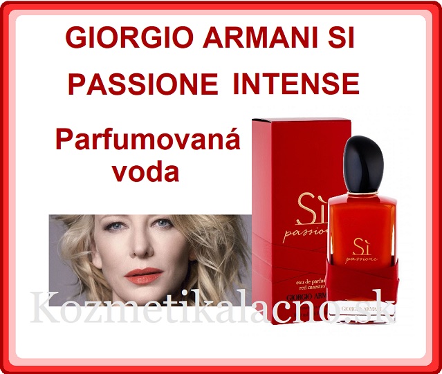 Parfumovaná voda GIORGIO ARMANI SI PASSIONE INTENSE