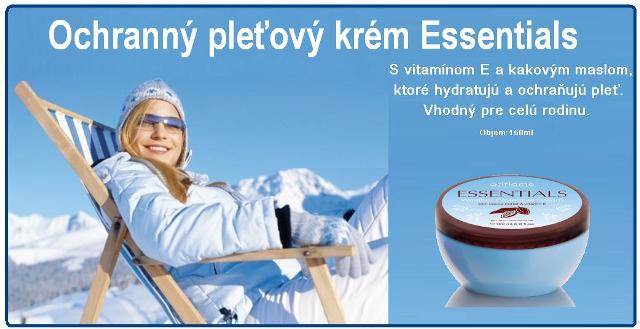 Ochranný pleťový krém Essentials.