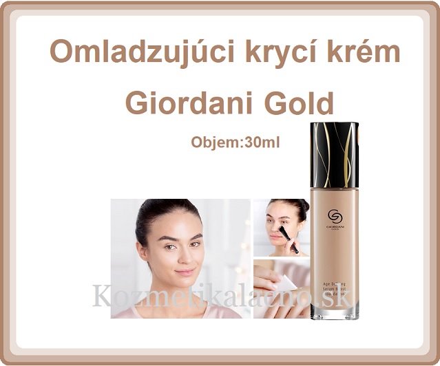 Omladzujúci krycí krém Giordani Gold