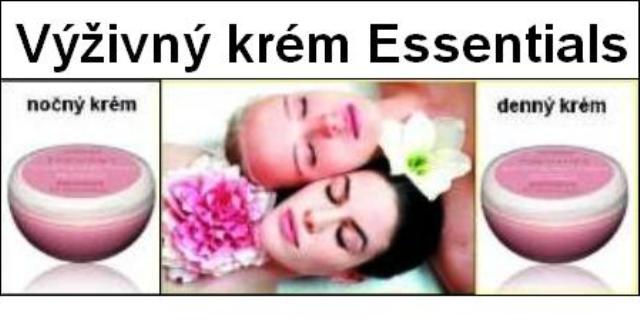 Výživný denný krém Essentials.