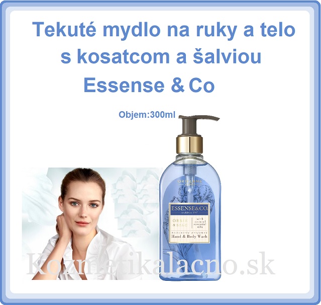 Tekuté mydlo na ruky a telo s kosatcom a šalviou Essense & Co