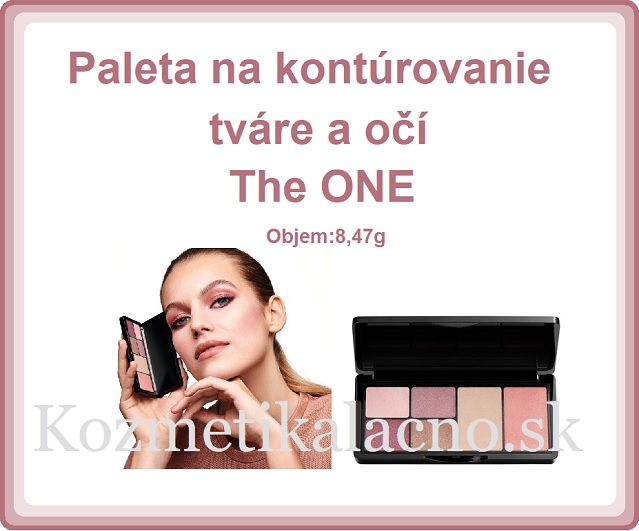 Paleta na kontúrovanie tváre a očí The ONE