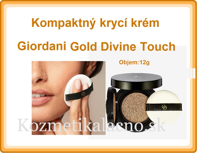 Kompaktný krycí krém Giordani Gold Divine Touch