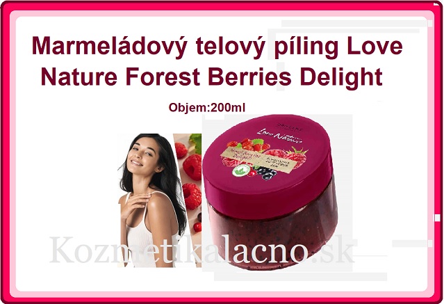 Marmeládový telový píling Love Nature Forest Berries Delight