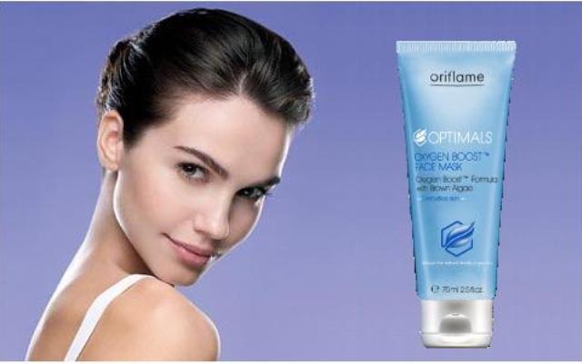 Okysličujúca pleťová maska Oxygen Boost™.