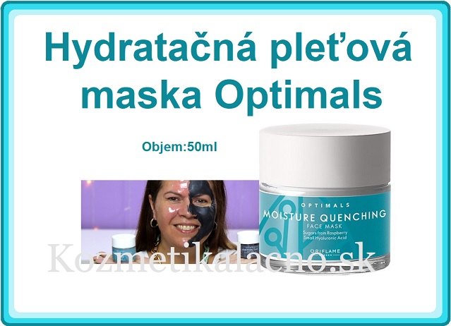 Hydratačná pleťová maska Optimals