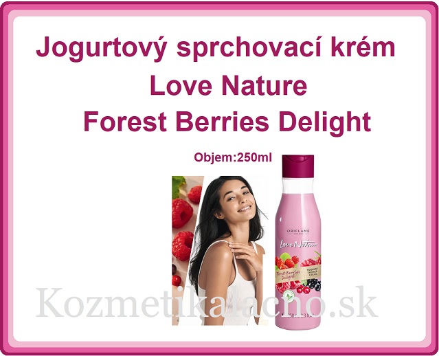 Jogurtový sprchovací krém Love Nature Forest Berries Delight