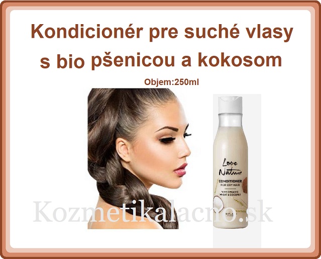Kondicionér pre suché vlasy s bio pšenicou a kokosom