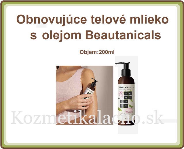 Obnovujúce telové mlieko s olejom Beautanicals