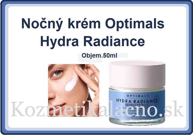 Intenzívne vyživujúci denný krém Optimals Hydra Radiance